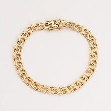 Bismarck Bracelet in 14K Gold, 7.09 inches | Vintage Solid Gold