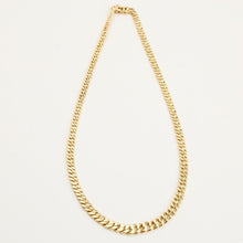 Curb Necklace in 14K Gold, 18.31 inches | Real Genuine Gold | Fine