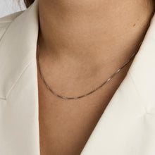 Venezia Necklace in 14K White gold, 17.13 inches | Vintage Solid Gold