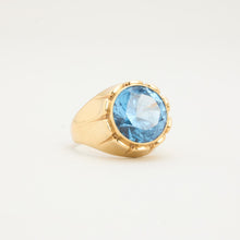 Ring with and synthetic spinel in 14K Gold size 6¾ | Real Genuine