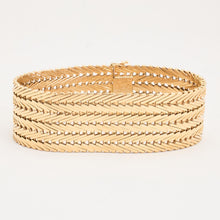 Geneva Bracelet in 14K Gold, 7.17 inches | Real Genuine Gold