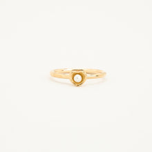 Ring with and pearl in 8K Gold size 8¾ | Solid Gold | Fine Jewelry