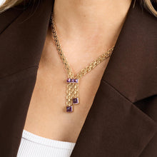 X-link Necklace in 18K Gold, 16.34 inches | Real Genuine Gold