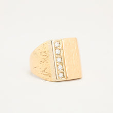 Dainty 14K Yellow Gold Solitaire Diamond Ring, 0.075 ct, Size 8, Minimalist Everyday Jewelry, Classic Genuine Gold Gift