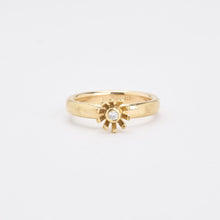 Ring mit Zirkonia in 9K Gold Größe 5¾ | Massivgold