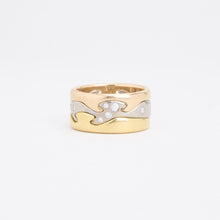 Georg Jensen Ring with diamond (0.16 ct) in 18K Gold, white gold and