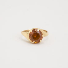 Classic 14K Gold Solitaire Ring, Sleek Simple Design, Size 4, Elegant Fine Jewelry