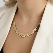 Brick Necklace in 14K Gold, 18.9 inches | Vintage Solid Gold