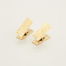 Manschettenknöpfe aus 14 Karat Gold, 0,71 Zoll | Massivgold | Edler Schmuck