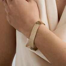 Brick Bracelet in 14K Gold, 7.09 inches | Real Genuine Gold | Quality