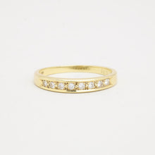 Ring with diamond (0.21 ct) in 14K Gold size 8 - 8½ | Solid Gold