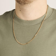 Curb Necklace in 18K Gold, 23.23 inches | Vintage Solid Gold