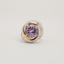 Cartier Ring with and Clear quartzwith diamond (1.7 ct) in 18K White