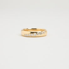 Vintage 14K Yellow Gold Diamond Eternity Band, 0.14 CTW Round Channel Set, Size 6½, Classic Alliance Wedding Ring, Timeless Design