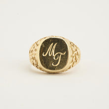 Ring aus 14 Karat Gold, Größe 10½ | Vintage-Massivgold | Minimalistisches Gold