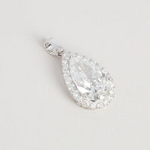 Charm in 14K White gold, 1.06 inches | Vintage Solid Gold | Fine