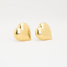 Minimalist 18K Gold Earrings, Classic Design, Real Gold Simple Studs, 0.87 Inch, Contemporary Everyday Jewelry