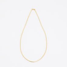 Schlangenkette Halskette aus 18 Karat Gold, 19,09 Zoll | Vintage Massivgold
