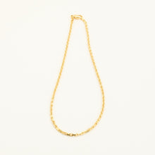 Anchor chain Necklace in 14K Gold, 16.73 inches | Vintage Solid Gold