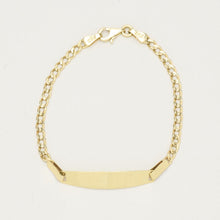 Curb Bracelet in 14K Gold, 6.1 inches | Real Genuine Gold | Fine
