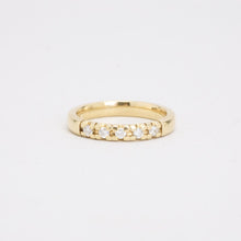 Ring with diamond (0.08 ct) in 14K Gold size 4½ | Real Genuine Gold