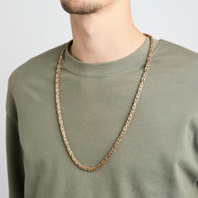 BNH Byzantine chain Necklace in 14K Gold, 29.92 inches | Real Genuine