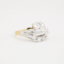 Ring with diamond (1.35 ct) in 14K Gold and white gold size 8