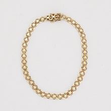 X-link Bracelet in 14K Gold, 7.48 inches | Real Genuine Gold