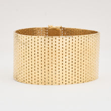Brick Bracelet in 14K Gold, 7.28 inches | Real Genuine Gold | Quality