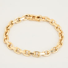 Classic 14K Gold Anchor Chain Bracelet, 7.48 inches, Timeless Gold Link Design, Genuine Gold Elegant Wristwear