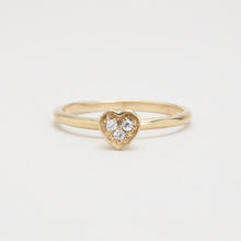 Ring with and Zirconia in 8K Gold size 6½ | Solid Gold | Premium