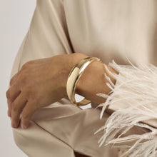 Bangle in 14K Gold, 2.17 inches | Solid Gold | Minimalistic Gold