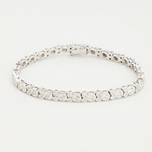 Bracelet with diamond (2.34 ct) in 14K White gold, 6.69 inches