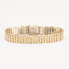 Brick Bracelet in 14K Gold, 7.28 inches | Solid Gold | Minimalistic