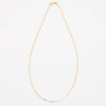 14K Real Gold Venezia Necklace, Classic Style, Genuine 14K Gold, Elegant Design, 14.96-inch Chain