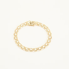 X-link Bracelet in 8K Gold, 7.28 inches | Real Genuine Gold | Quality