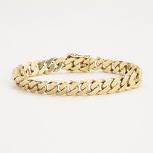 Panzerarmband aus 14 Karat Gold, 7,28 Zoll | Echtes Gold | Qualität