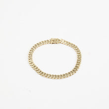 Curb Bracelet in 14K Gold, 7.48 inches | Vintage Solid Gold | Fine