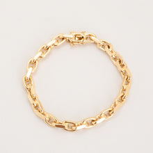 BNH Anchor chain Bracelet in 14K Gold, 7.48 inches | Solid Gold | Fine