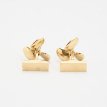 Ole Lynggaard Cufflinks in 14K Gold, 0.87 inches | Vintage Solid Gold