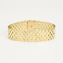 Beehive Bracelet in 14K Gold, 7.09 inches | Vintage Solid Gold