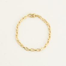 Ankerkettenarmband aus 14 Karat Gold, 7,28 Zoll | Echtes Gold