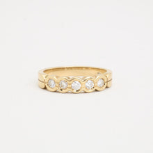 Ring with diamond (0.29 ct) in 14K Gold size 6¾ | Real Genuine Gold