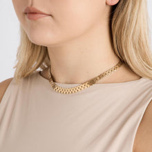 Beehive Necklace in 14K Gold, 15.94 inches | Vintage Solid Gold