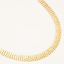Brick Necklace in 14K Gold, 16.14 inches | Solid Gold | Premium Real