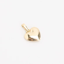 Heart Pendant in 8K Gold, 0.75 inches | Vintage Solid Gold | Quality