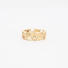 Pandora Ring with diamond (0.1 ct) in 14K Gold size 6½ - 6¾ | Real