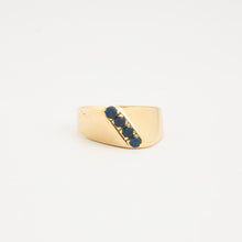 Ring with and synthetic spinel in 14K Gold size 6½ | Real Genuine