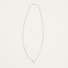 Elegant Venezia Necklace, 0.06 CT Diamond, 14K White Gold, Minimalist Design, Fine Jewelry