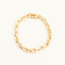 BNH Anchor chain Bracelet in 8K Gold, 7.09 inches | Vintage Solid Gold
